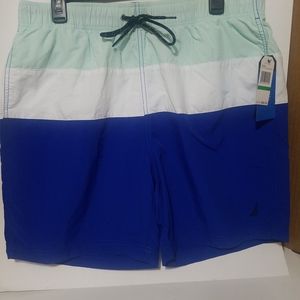 New Nautica Swim trunks size L